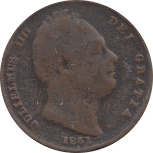 1851 FARTHING ( FAIR ) - Farthing - Cambridgeshire Coins