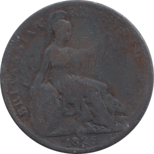 1825 FARTHING ( FAIR ) - Farthing - Cambridgeshire Coins