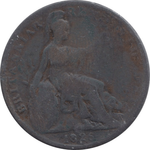 1825 FARTHING ( FAIR ) - Farthing - Cambridgeshire Coins