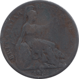 1825 FARTHING ( FAIR ) - Farthing - Cambridgeshire Coins