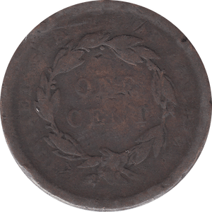 1840 ONE CENT USA - WORLD COIN - Cambridgeshire Coins