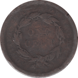 1840 ONE CENT USA - WORLD COIN - Cambridgeshire Coins