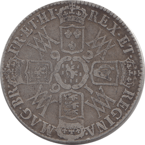 1692 HALFCROWN ( FINE ) 3