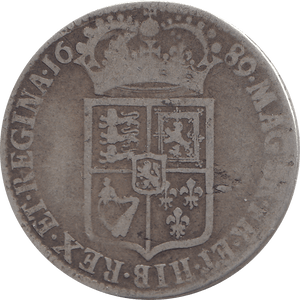 1689 HALFCROWN ( NF ) 3