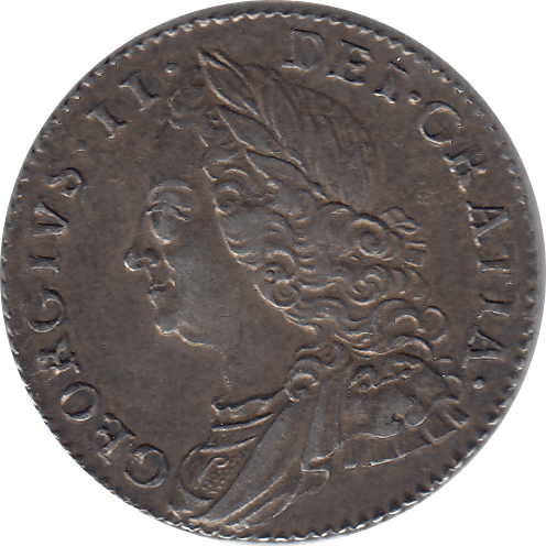 1757 SIXPENCE ( EF ) 2