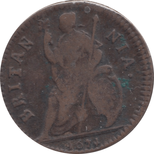 1674 FARTHING ( VF )