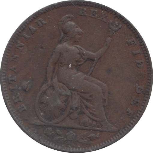 1826 FARTHING ( VF ) - Farthing - Cambridgeshire Coins