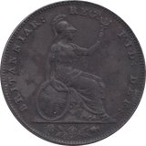 1852 FARTHING ( VF ) - Farthing - Cambridgeshire Coins