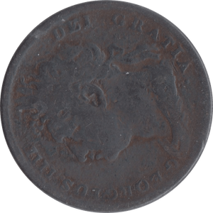 1825 FARTHING ( FAIR ) - Farthing - Cambridgeshire Coins