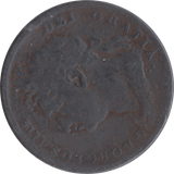 1825 FARTHING ( FAIR ) - Farthing - Cambridgeshire Coins