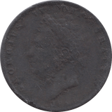 1828 FARTHING ( FAIR ) - Farthing - Cambridgeshire Coins