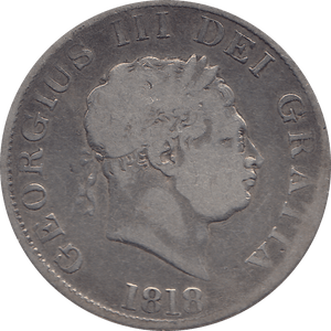 1818 HALFCROWN ( FAIR ) 3