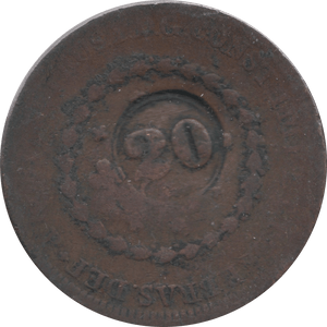 1830 20 REIS BRAZIL - WORLD COINS - Cambridgeshire Coins