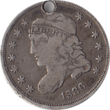 1836 SILVER FIVE CENTS USA - WORLD COIN - Cambridgeshire Coins