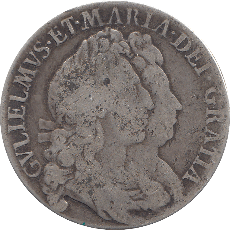 1692 HALFCROWN ( FINE ) 3