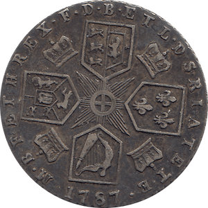 1787 SIXPENCE ( GVF )