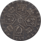 1787 SIXPENCE ( GVF )