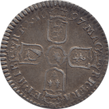 1697 SIXPENCE ( GVF ) 2