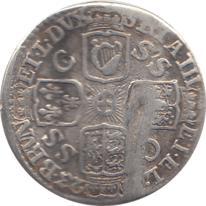 1723 SIXPENCE BENT ( FINE ) 2