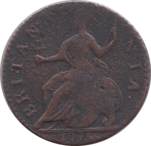 1775 HALFPENNY ( F )