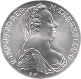 1780 SILVER THALER RESTRIKE MARIA THERESA