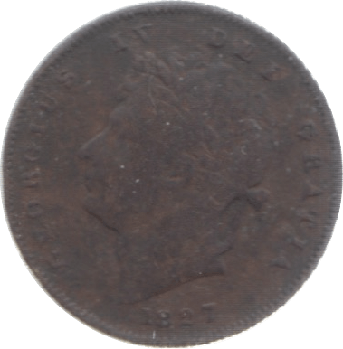 1827 ONE THIRD FARTHING ( FINE ) 3 - One Third Farthing - Cambridgeshire Coins