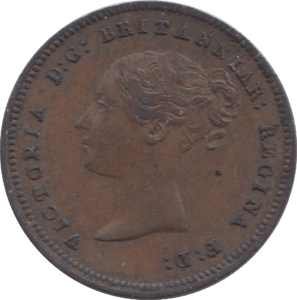 1843 HALF FARTHING ( AUNC ) 9 - Half Farthing - Cambridgeshire Coins