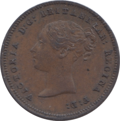 1843 HALF FARTHING ( AUNC ) 9 - Half Farthing - Cambridgeshire Coins