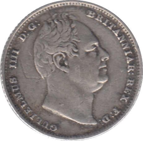 1834 SIXPENCE ( VF ) 6 - Sixpence - Cambridgeshire Coins