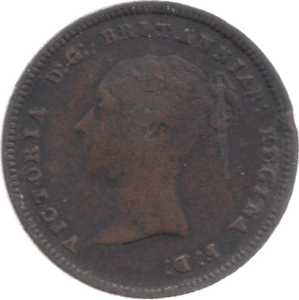 1844 HALF FARTHING ( FINE ) 3 - Half Farthing - Cambridgeshire Coins