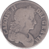 1677 CROWN ( NF ) THIRD BUST VICESIMO NONO CHARLES II