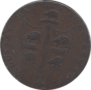 1791 HALF PENNY TOKEN BIRMINGHAM