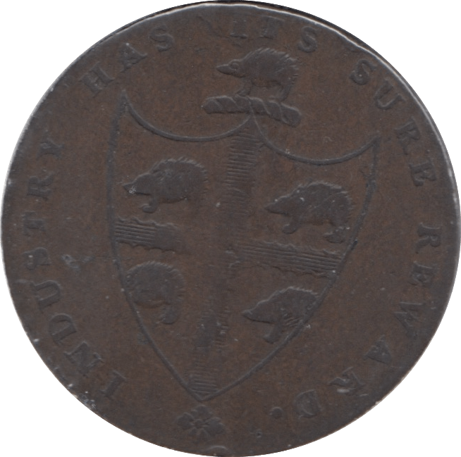 1791 HALF PENNY TOKEN BIRMINGHAM