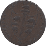 1791 HALF PENNY TOKEN BIRMINGHAM