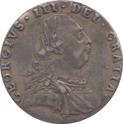 1787 SIXPENCE ( GVF ) 2
