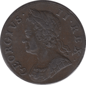 1754 HALF PENNY ( EF ) 3