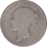 1845 HALFCROWN ( FAIR ) 4 - Halfcrown - Cambridgeshire Coins