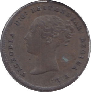 1843 HALF FARTHING ( EF ) 10 - Half Farthing - Cambridgeshire Coins