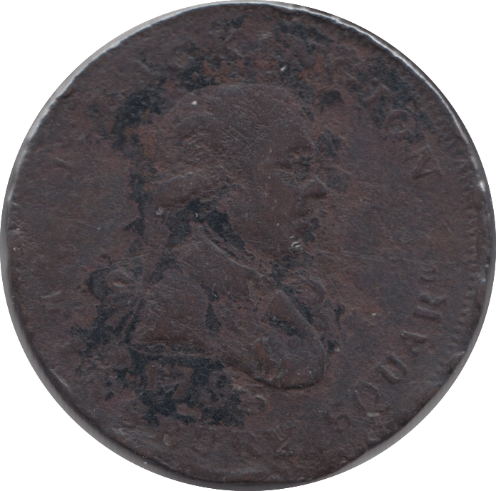 1795 HALF PENNY TOKEN LACKINGTON