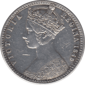 1849 FLORIN ( EF ) 12 CLEANED - Florin - Cambridgeshire Coins