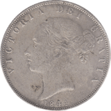 1844 HALFCROWN ( VF ) 6 - Halfcrown - Cambridgeshire Coins