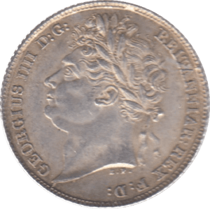 1824 SIXPENCE ( AUNC ) 6