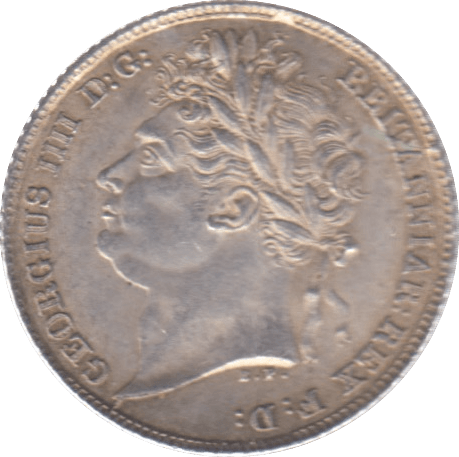 1824 SIXPENCE ( AUNC ) 6