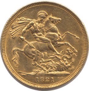 1821 GOLD SOVEREIGN ( UNC ) GEORGE IV