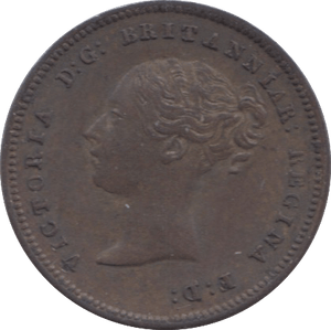 1843 HALF FARTHING ( EF ) 11 - Half Farthing - Cambridgeshire Coins