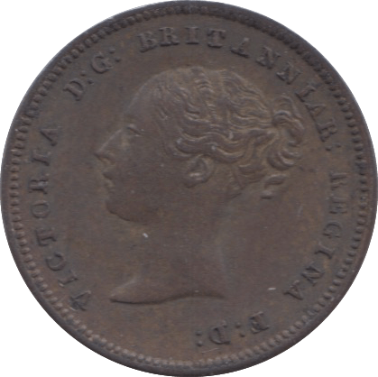 1843 HALF FARTHING ( EF ) 11 - Half Farthing - Cambridgeshire Coins