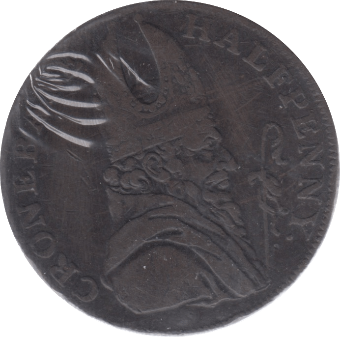 1789 IRISH MINERS HALFPENNY TOKEN