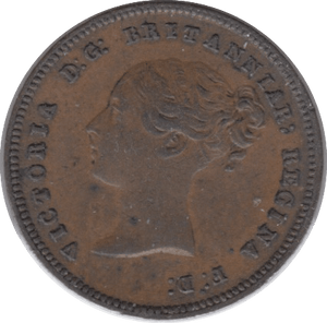 1844 HALF FARTHING ( EF ) 6 - Half Farthing - Cambridgeshire Coins
