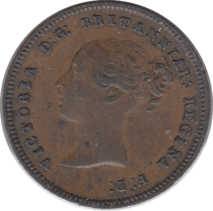 1844 HALF FARTHING ( EF ) 6 - Half Farthing - Cambridgeshire Coins