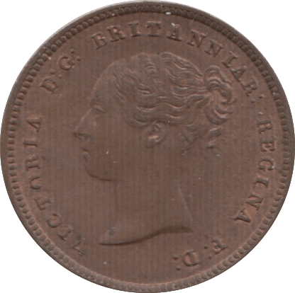 1844 ONE HALF FARTHING ( UNC ) 4 - Half Farthing - Cambridgeshire Coins